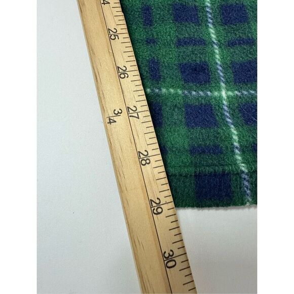 Fruit Of The Loom Mens Fleece Green Blue Plaid Comfort Sleepwear Pants Size XL - Picture 4 of 13